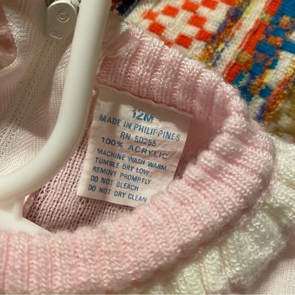 VINTAGE LACE ROMPER WITH FAUX PEARLS AND EMBROIDERED DOVES - Picture 6 of 6